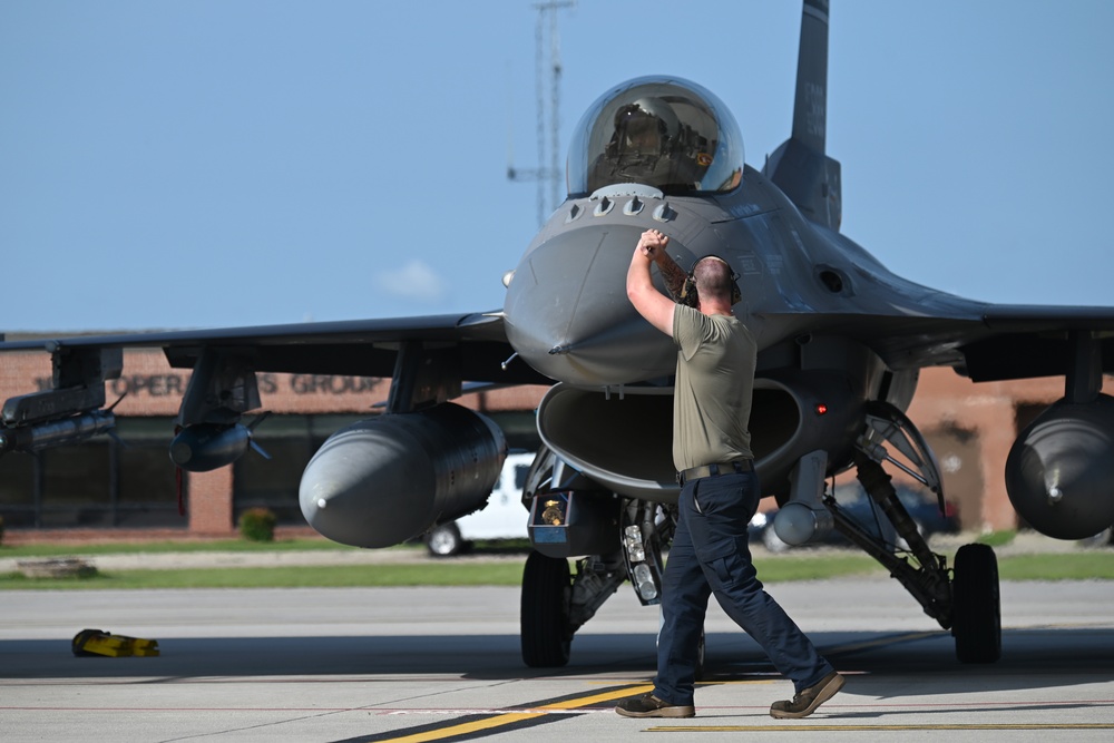 169th Fighter Wing flightline operations