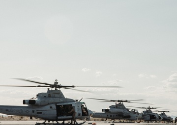 HMLA 773 conducts flight and FARP operations