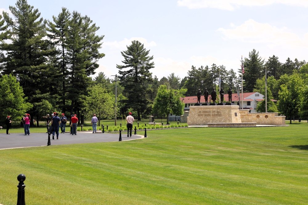 Visit to Fort McCoy’s Commemorative Area a major stop for Wisconsin ESGR’s 2025 Boss Lift