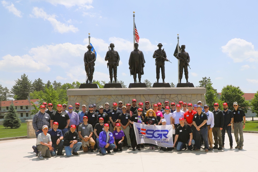 Visit to Fort McCoy’s Commemorative Area a major stop for Wisconsin ESGR’s 2025 Boss Lift