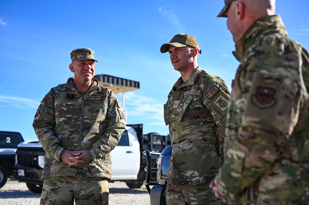 Visit with Airmen Fire