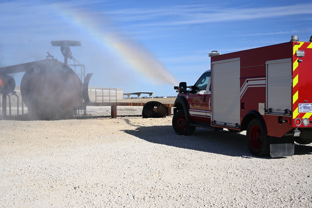 Visit with Airmen Fire