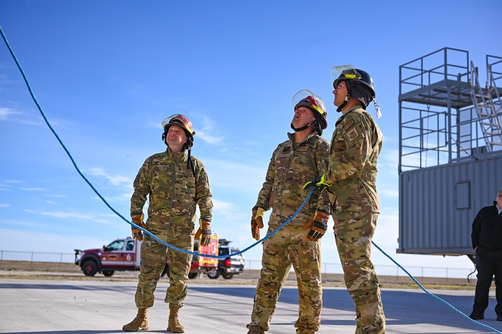 Visit with Airmen Fire