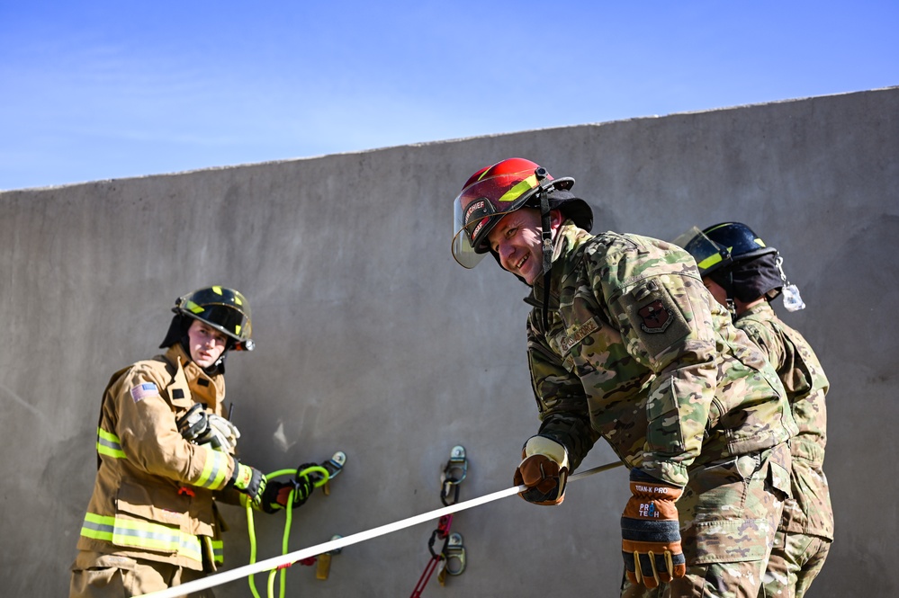 Visit with Airmen Fire