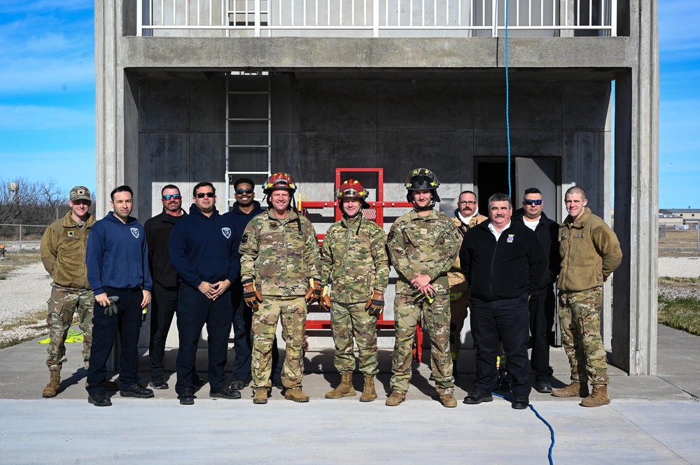 Visit with Airmen Fire