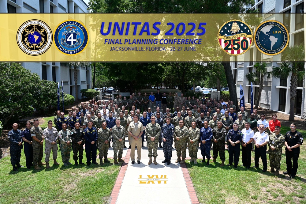 U.S. Fourth Fleet Holds UNITAS 2025 Final Planning Conference