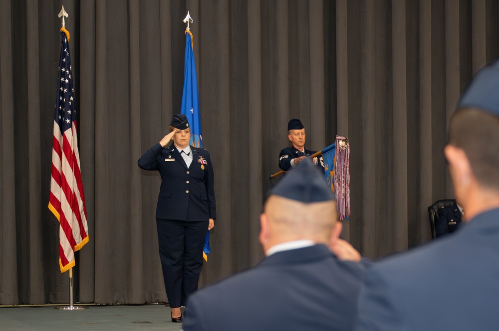 2nd Communications Squadron Change of Command Ceremony