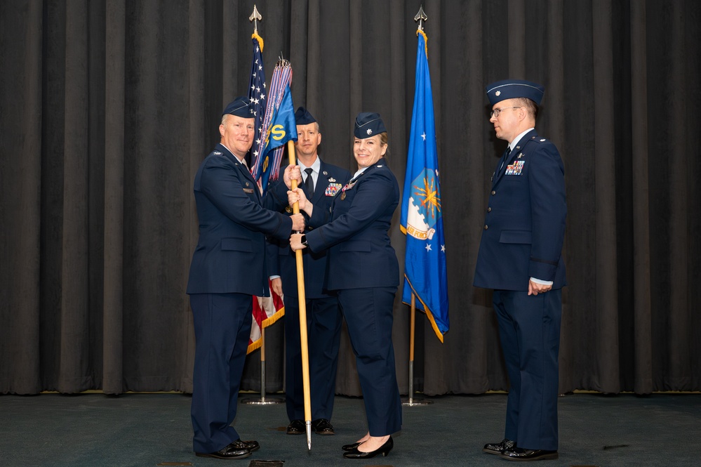 2nd Communications Squadron Change of Command Ceremony