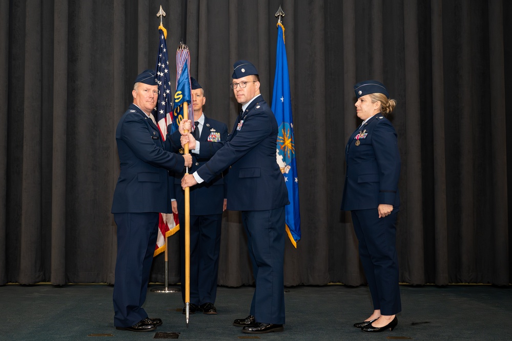2nd Communications Squadron Change of Command Ceremony