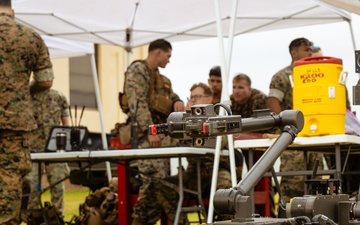 Robots on the prowl; 3d LLB EOD and HQBN EOD conduct a drop charge training exercise