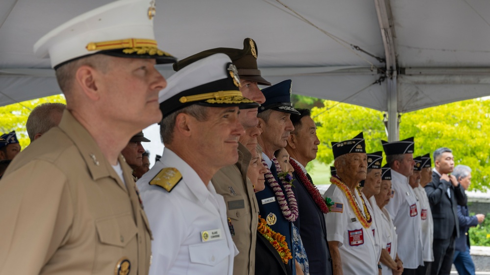Military leaders honor veterans at 75th Korean War Memorial