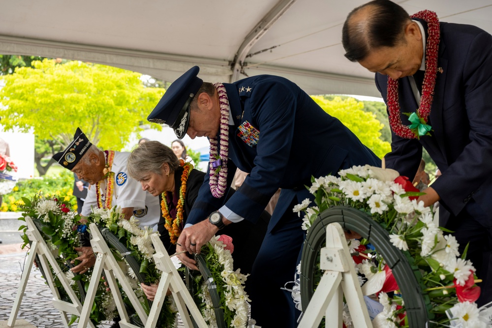 Military leaders honor veterans at 75th Korean War Memorial