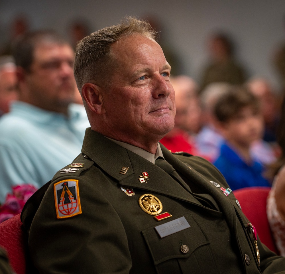 Col. Spafford’s retirement ceremony