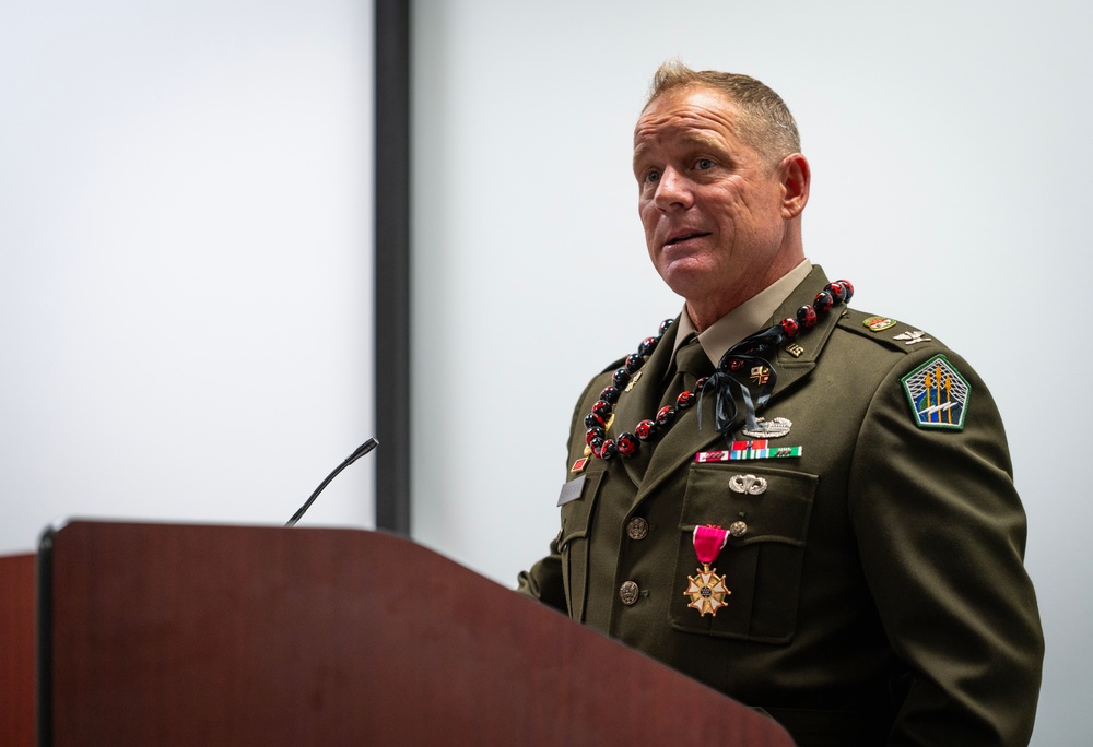 Col. Spafford’s retirement ceremony
