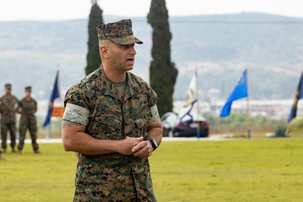 Headquarters Bn. hosts relief and appointment ceremony
