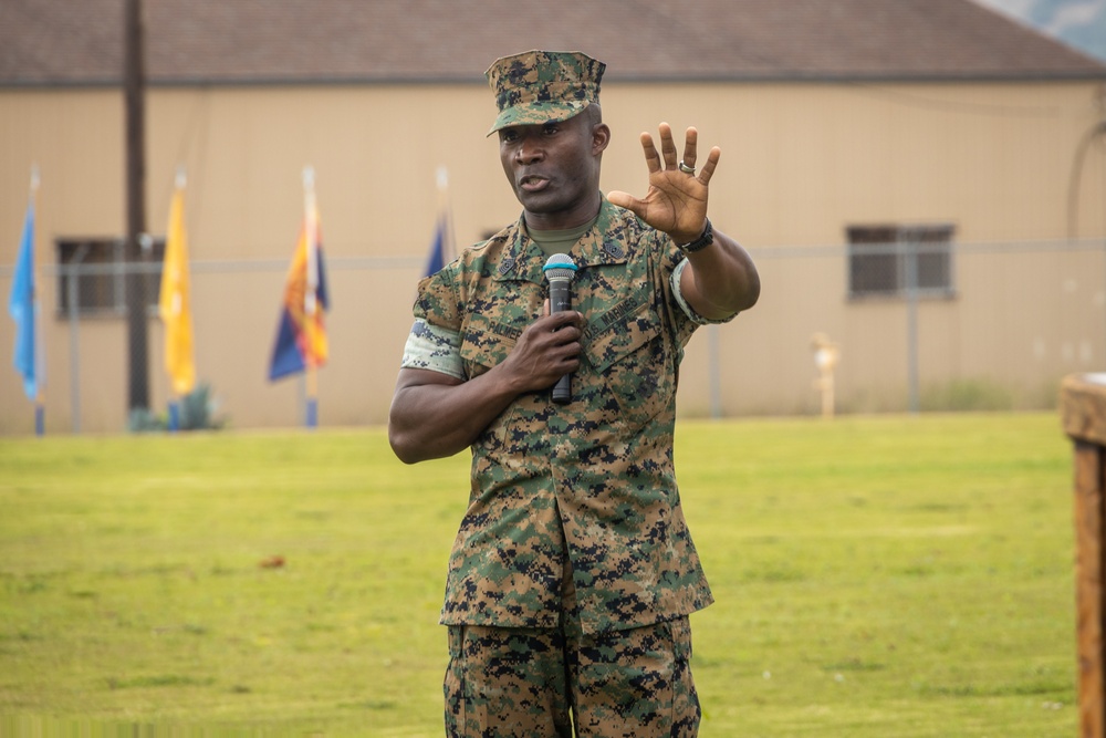 Headquarters Bn. hosts relief and appointment ceremony