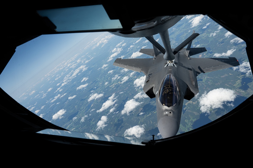 Atlantic Trident 25: 100th ARW refuels NATO Allies over Finland