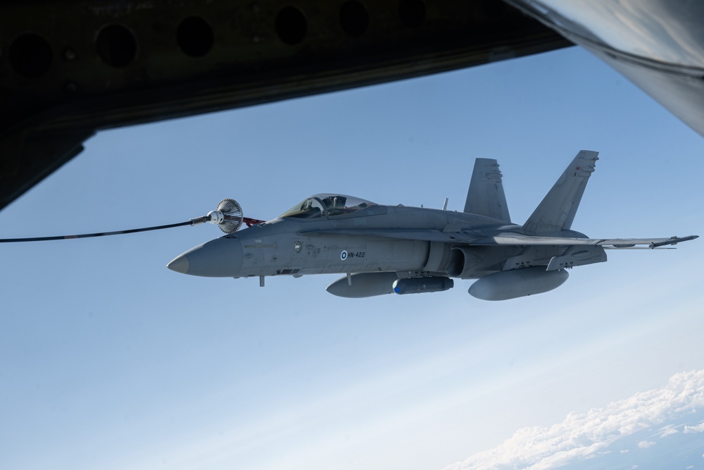 Atlantic Trident 25: 100th ARW refuels NATO Allies over Finland