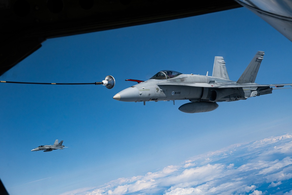Atlantic Trident 25: 100th ARW refuels NATO Allies over Finland