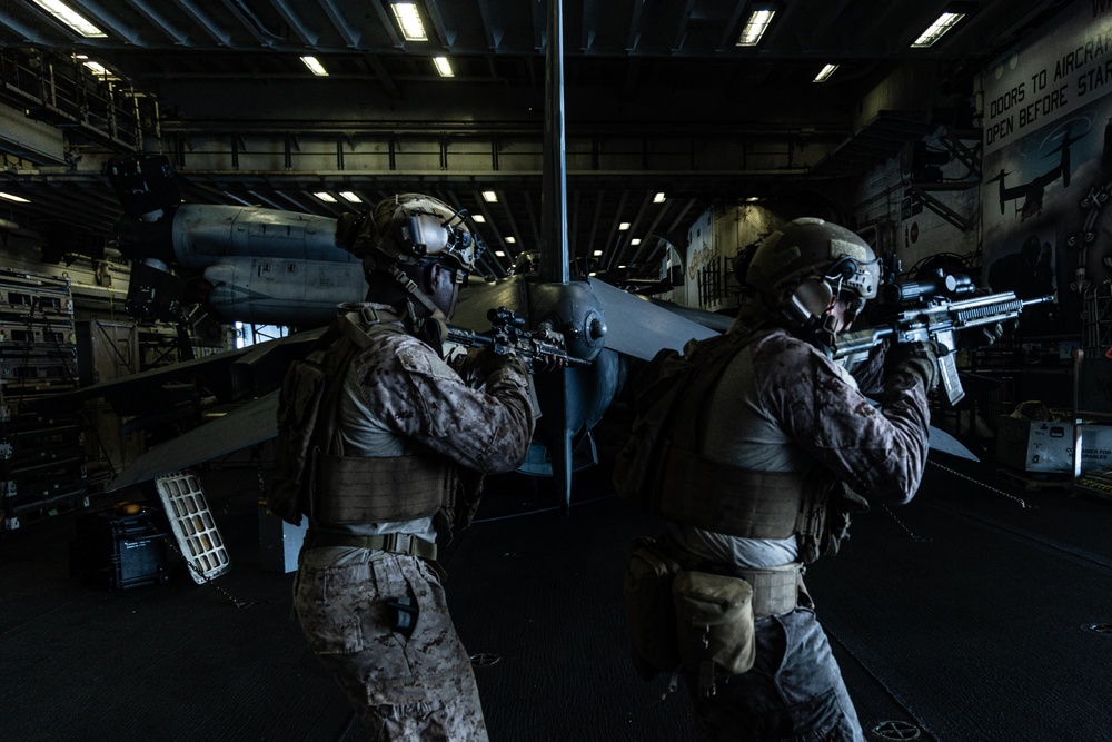 22nd MEU(SOC) | Kilo Co. TCCC aboard Iwo Jima During COMPTUEX