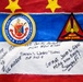 MCIEAST and MCAS New River Leaders Sign the 9/11 Memorial Flag