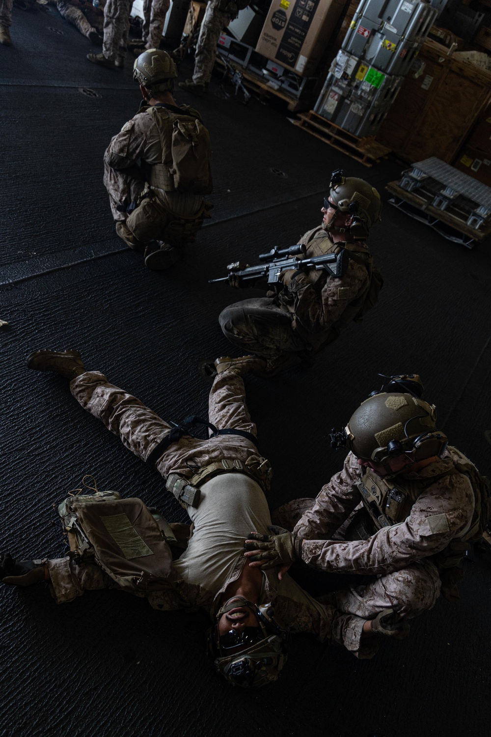 22nd MEU(SOC) | Kilo Co. TCCC aboard Iwo Jima During COMPTUEX