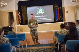 Brig. Gen. Allen Pepper Gives Opening Remarks