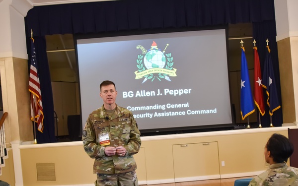 Brig. Gen. Allen Pepper Gives Opening Remarks