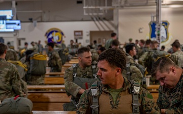 11th Airborne Division and 4th ANGLICO jump during RF-A 25-2