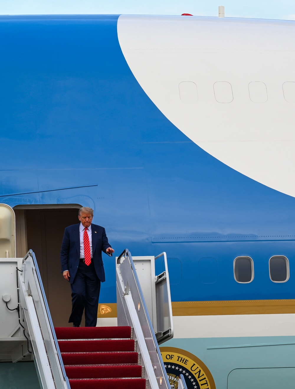 President Trump returns from NATO Summit