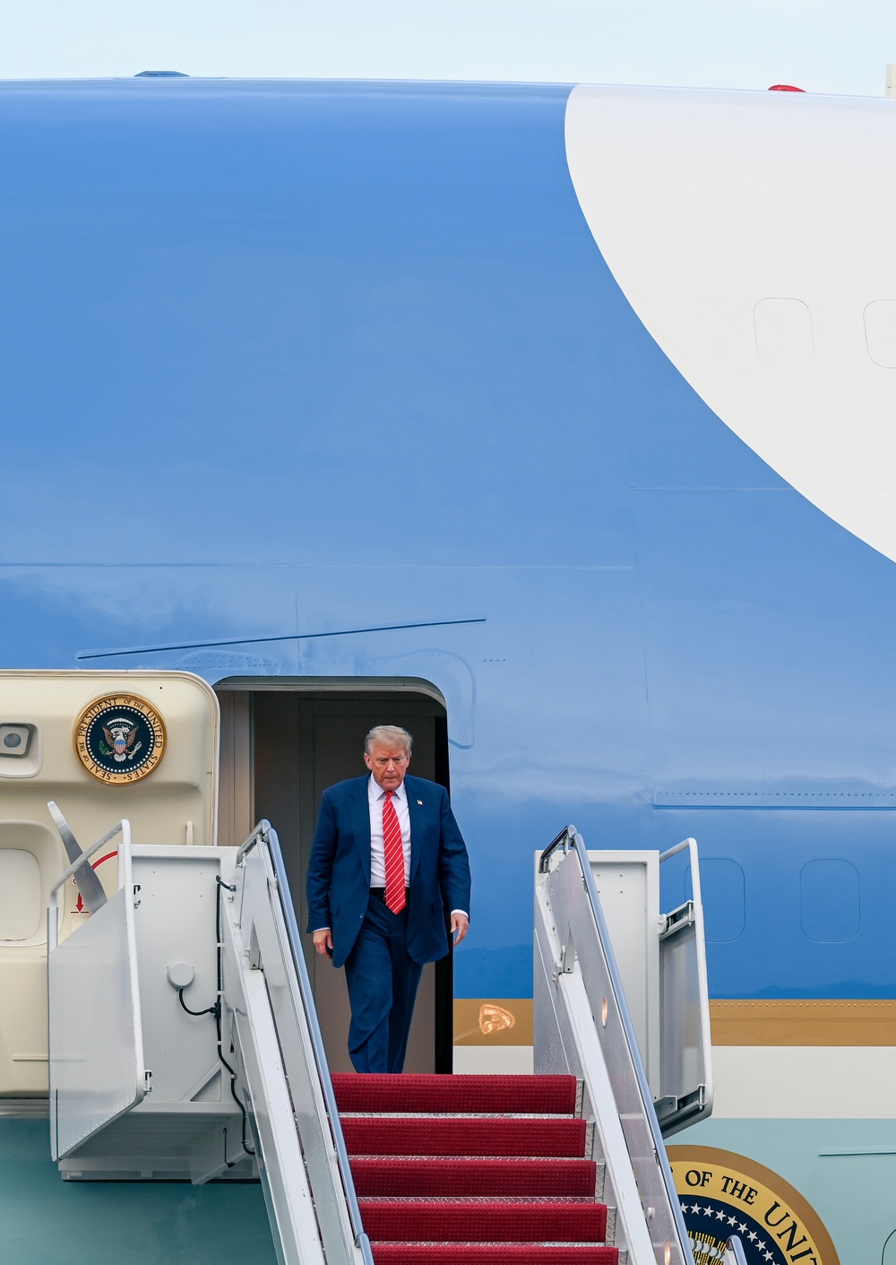 President Trump returns from NATO Summit