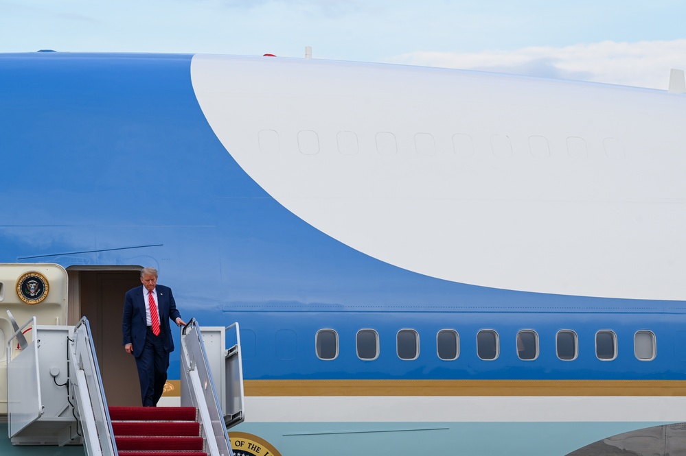 President Trump returns from NATO Summit