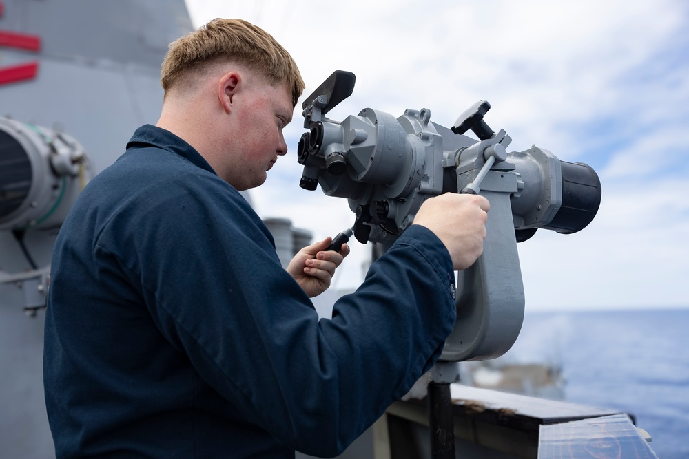 Shoup conducts integrated training team drill