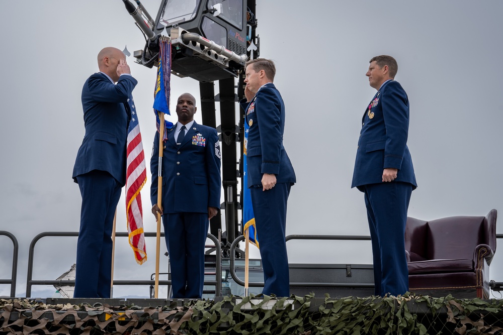 715th Air Mobility Operations Group hosts change of command ceremony