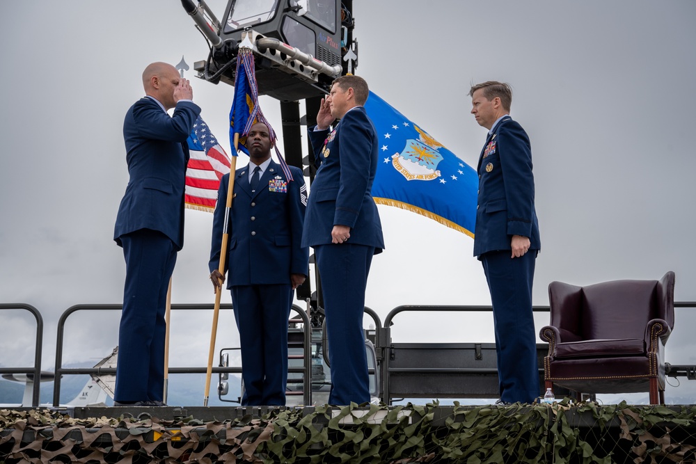 715th Air Mobility Operations Group hosts change of command ceremony