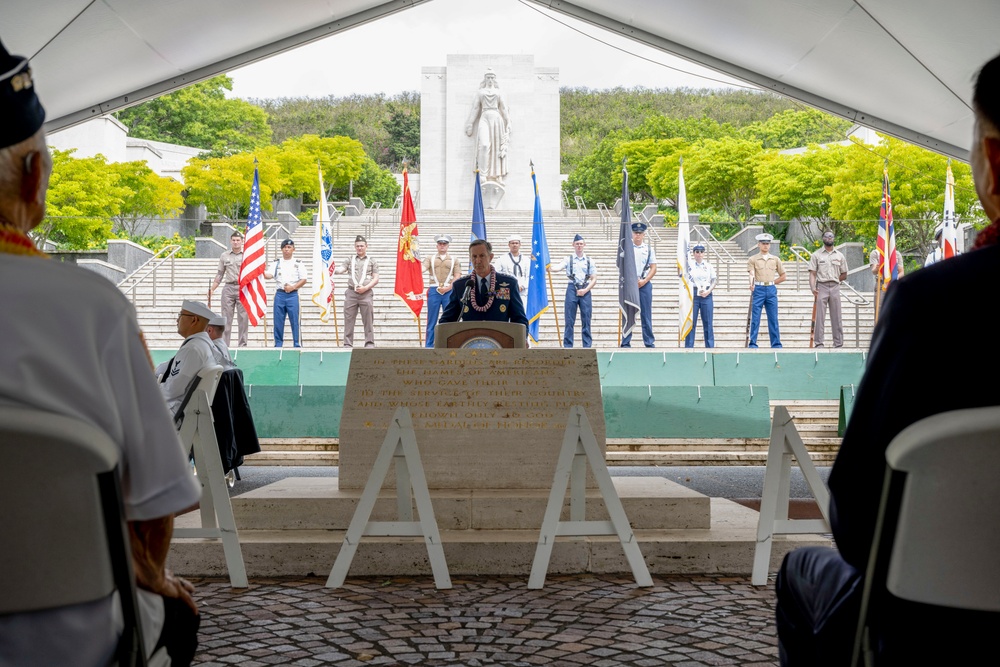 Military leaders honor veterans at 75th Korean War Memorial
