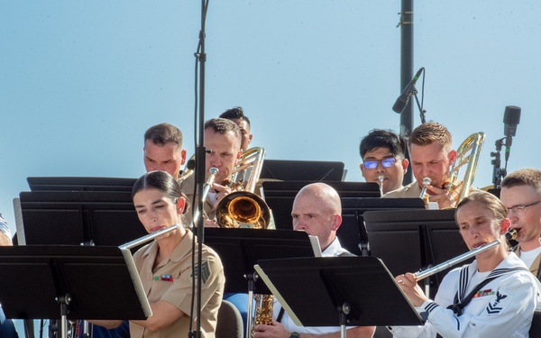 CW3 Alexander Davis conducts O'ahu Joint Forces Band