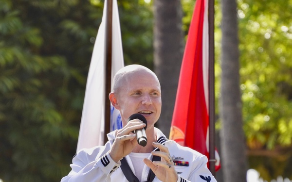 MU2 Brenton Mitchell performs at the 37th annual Joint Forces Concert