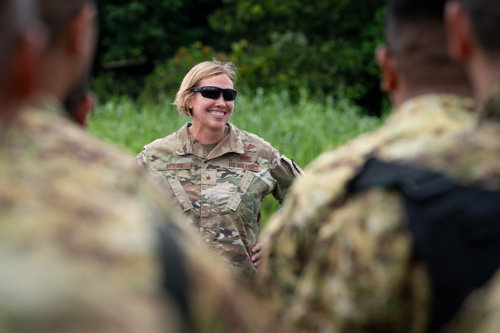 AMISTAD 2025: Gen. Nolan visits with U.S. and Salvadoran service members in El Salvador