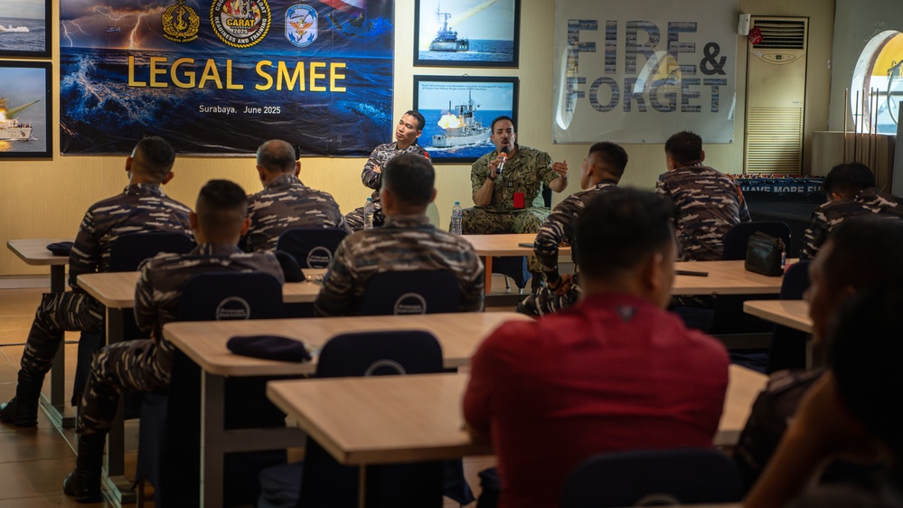 U.S. Sailors host subject matter expert exchange during CARAT Indonesia 2025