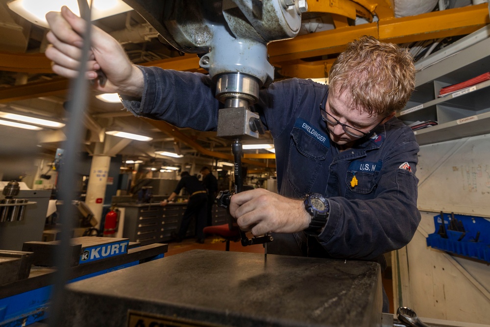 Daily Operations Aboard USS George H.W. Bush (CVN 77)