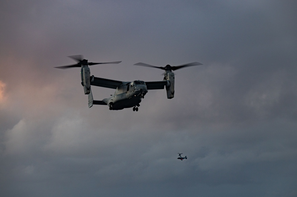 31st MEU | VMM 265 (Rein.) conducts flight operations