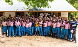 U.S., Kenyan Forces Deliver Hygiene Supplies, Empower Youth in Hindi