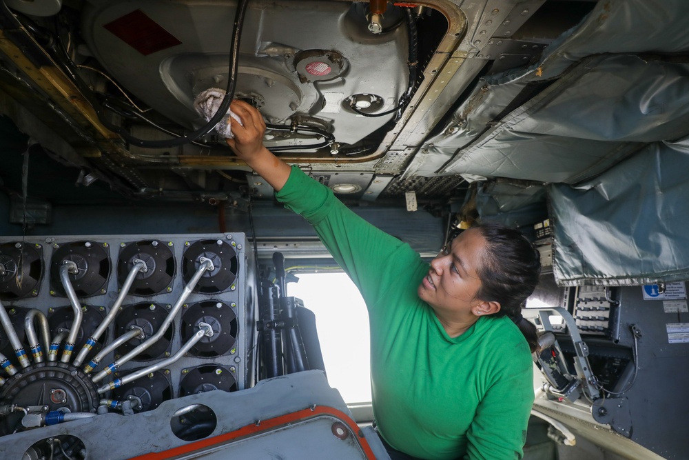 USS Princeton conducts operations in the U.S. Central Command area of responsibility as part of the Carl Vinson Carrier Strike Group