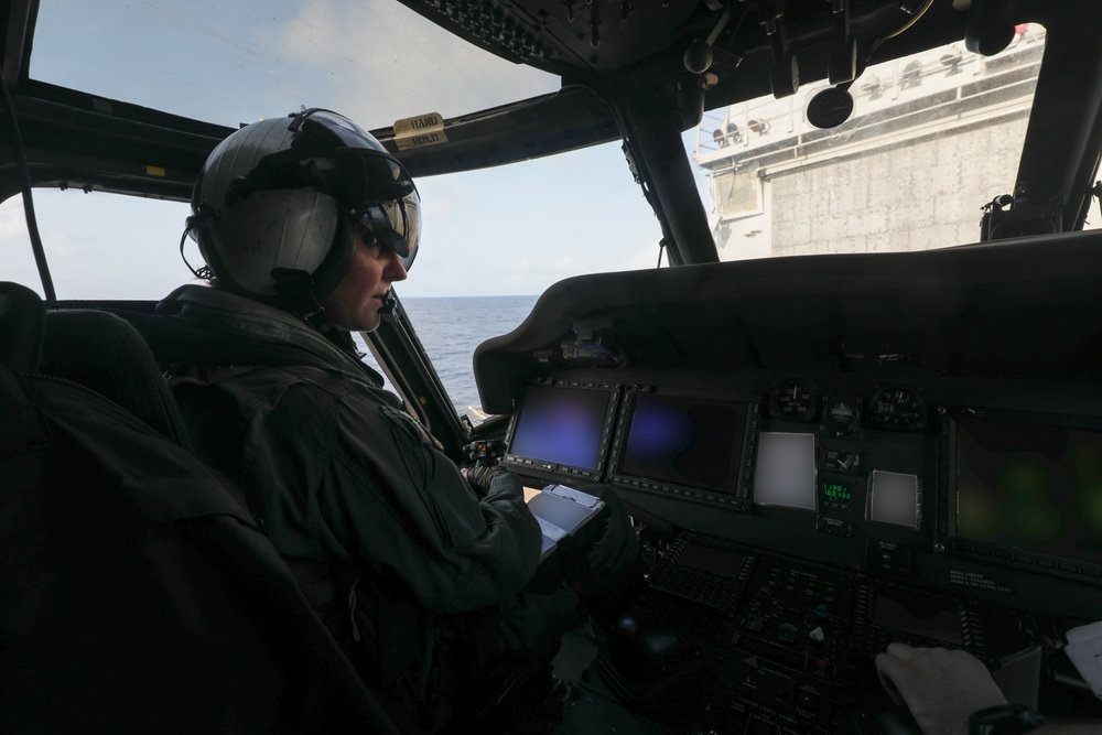 USS Princeton conducts operations in the U.S. Central Command area of responsibility as part of the Carl Vinson Carrier Strike Group