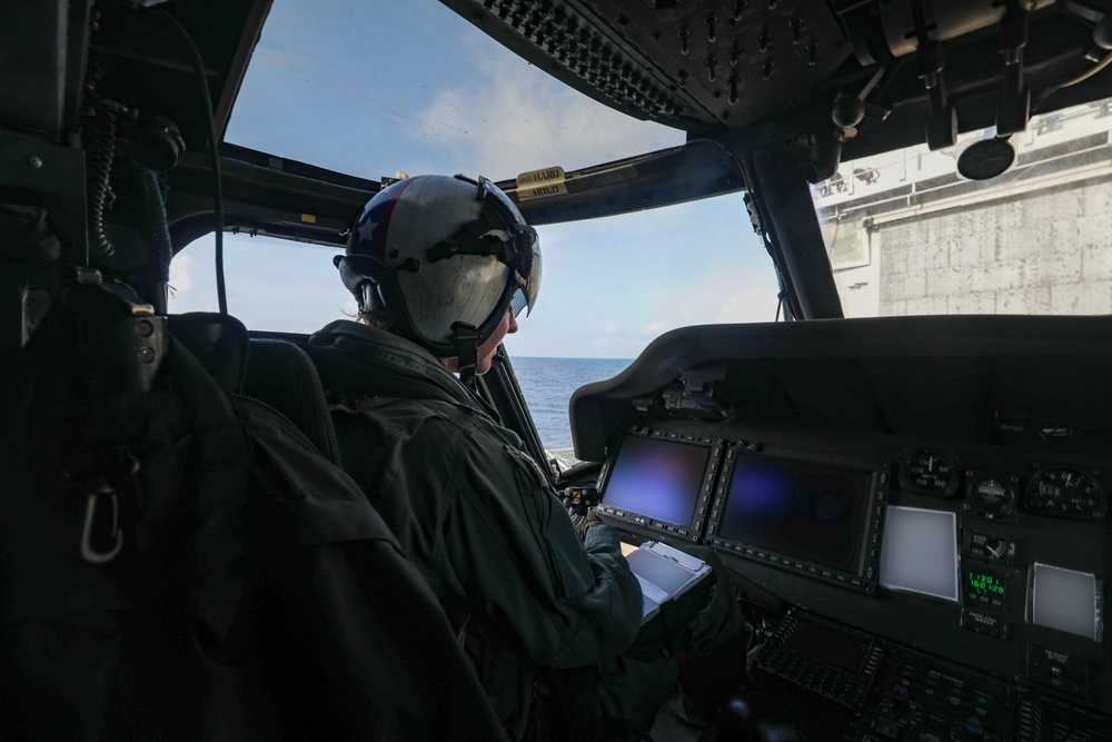USS Princeton conducts operations in the U.S. Central Command area of responsibility as part of the Carl Vinson Carrier Strike Group