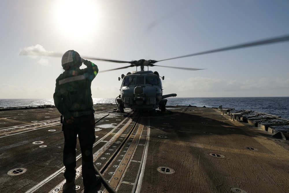 USS Princeton conducts operations in the U.S. Central Command area of responsibility as part of the Carl Vinson Carrier Strike Group