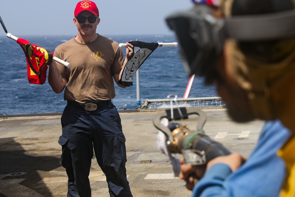 USS Princeton conducts operations in the U.S. Central Command area of responsibility as part of the Carl Vinson Carrier Strike Group