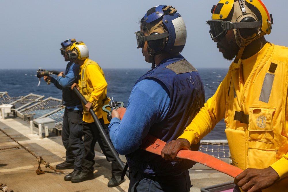 USS Princeton conducts operations in the U.S. Central Command area of responsibility as part of the Carl Vinson Carrier Strike Group