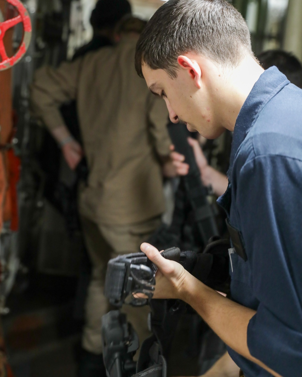 USS Princeton conducts operations in the U.S. Central Command area of responsibility as part of the Carl Vinson Carrier Strike Group